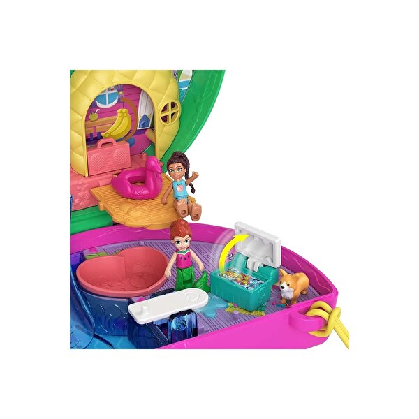 Polly Pocket ve Maceraları Oyun Setleri Watermelon Pool Party HCG19
