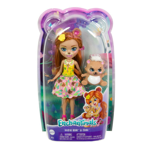 Enchantimals Karakter Bebekler Biloxi Bear ve Trail HTP81
