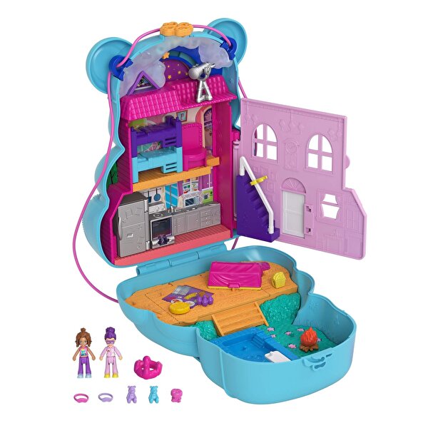 Polly Pocket Çanta Olabilen Micro Oyun Setleri Teddy Bear HGC39