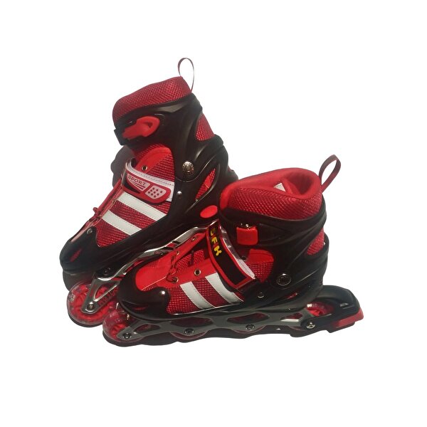 Pasifik Işıklı Çiftlenebilir Paten L Kırmızı 39-43