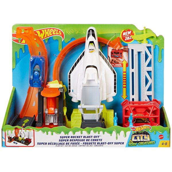 Hot Wheels Tekerlekli Yarış Dünyası Oyun Seti Roket Temalı GTT75