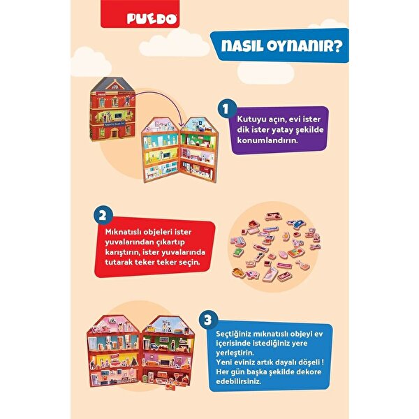Puedo Manyetik Ev Seti