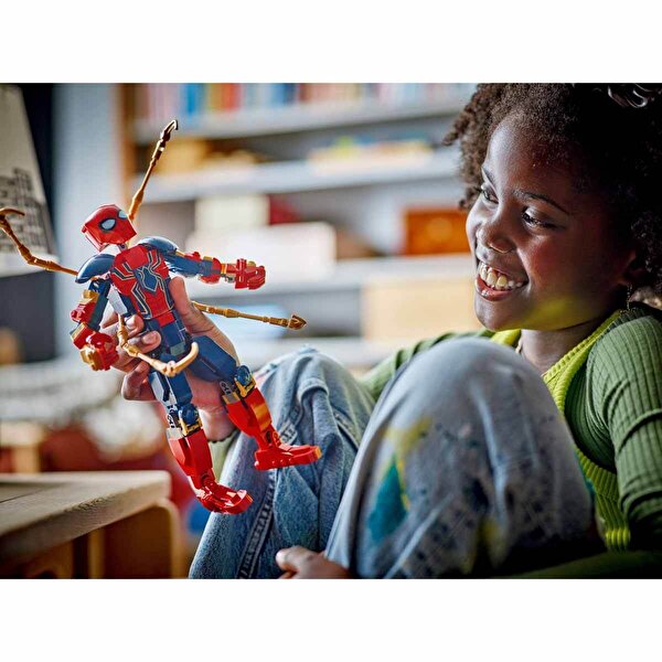 LEGO Marvel Iron Örümcek Adam Yapım Figürü 76298