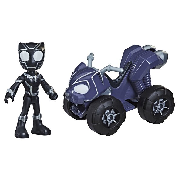 Spidey's Amazing Friends Figür ve Araçları Black Panther's Panther Patroller F1943