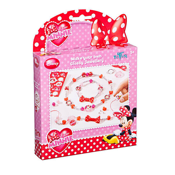 Disney Minnie Kolye-Bileklik Tasarım Seti