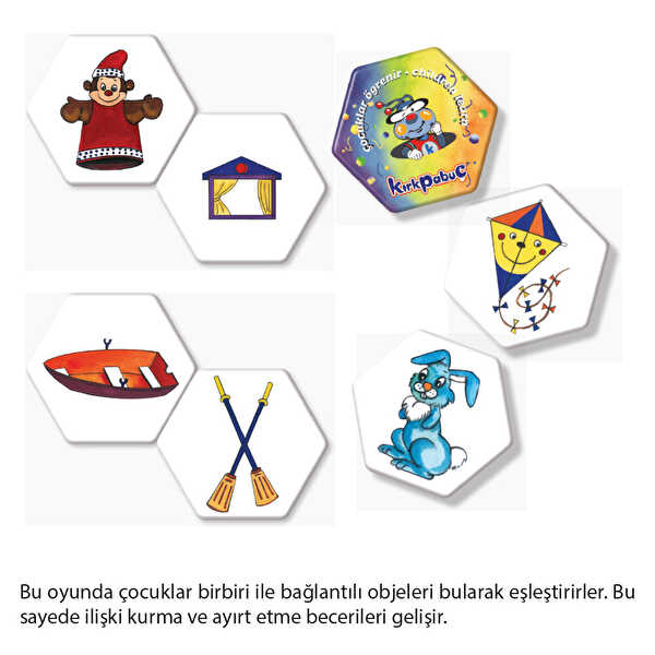 Kırkpabuç Hangisi İlişkili Hafıza Oyunu 48 Parça