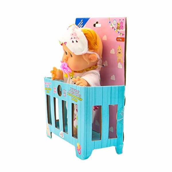 Ağlayan Bebiş Bebek Beyaz Dinozorlu