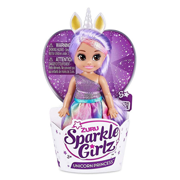 Sparkle Girlz 12 Cm Unicorn Prenses Cupcake Mor Saçlı 94TQ3P
