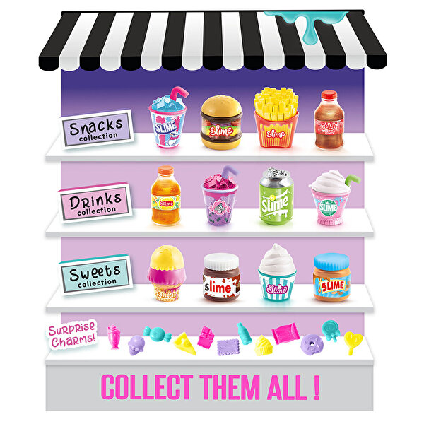 So Slime DIY Slimelicious Mi̇ni̇ Market Sepeti̇ Snacks Collection