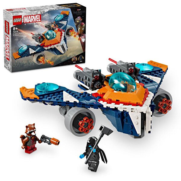 LEGO Marvel Rocket’in Warbird Aracı Ronan’a Karşı 76278