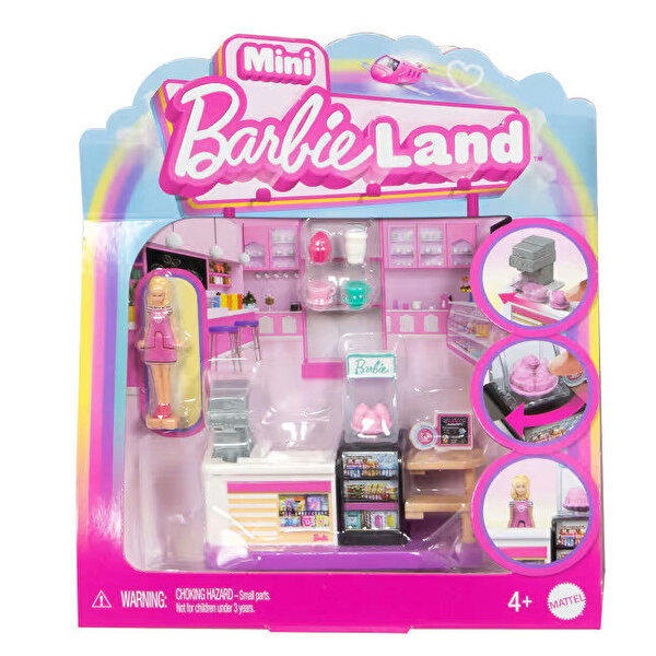 Barbie Mini BarbieLand Bebek ve Oyun Seti JCR31