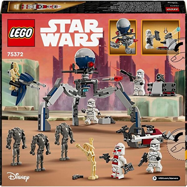 LEGO Star Wars Klon Trooper ve Savaş Droidi Savaş Paketi 75372