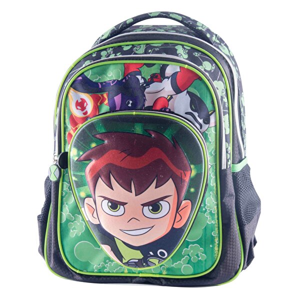 Ben 10 Kabartmalı Okul Çantası