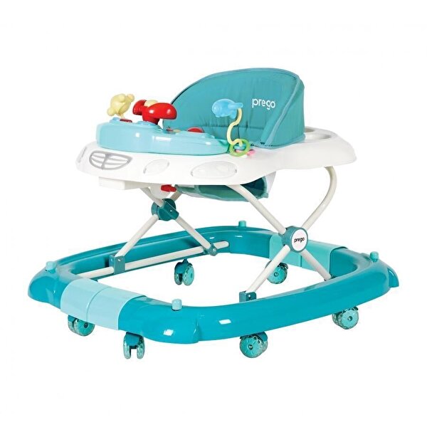 Prego Digo Sallanan Silikon Tekerlekli Bebek Yürüteci