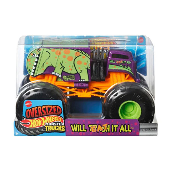 Hot Wheels Monster Trucks 1:24 Arabalar Will Eat It All JJB04