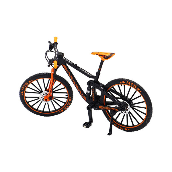 1:10 Die Cast 4A Siyah Dağ Bisikleti