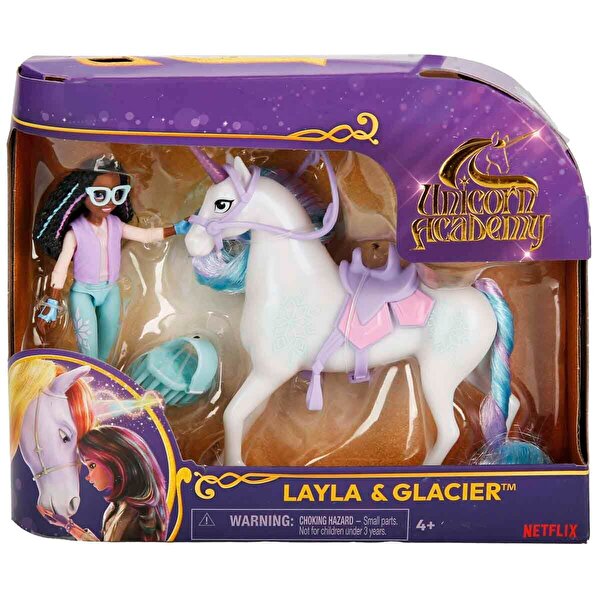 Unicorn Academy Figür Layla ve Glacier
