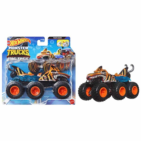 1:64 Hot Wheels Monster Trucks Arabalar Tiger Shark HWN88