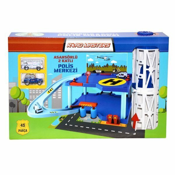 Road Masters İki Katlı Kule Asansörlü Polis Garajı