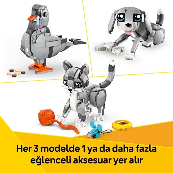 LEGO Creator 3'ü 1 Arada Oyunbaz Kedi 31163