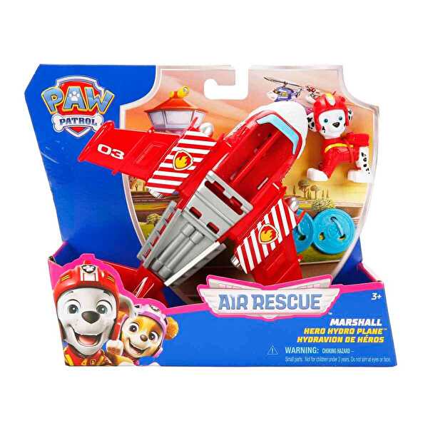 Paw Patrol Air Rescue Figür ve Kurtarma Aracı Marshall