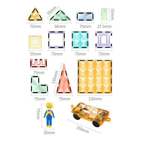 Starshine Manyetik Oyun Seti 100 Parça