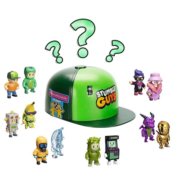 Stumble Guys Şapkalı 2’li Sürpriz Figür Paket