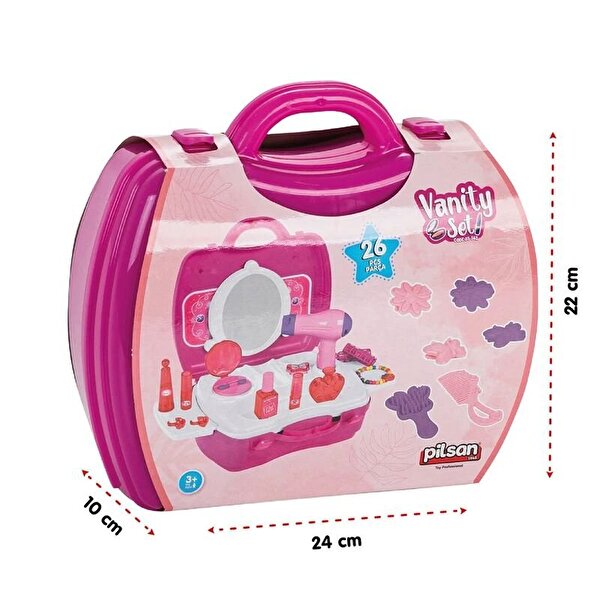 Pilsan Aksesuarlı Çantalı Makyaj Seti 21 Parça