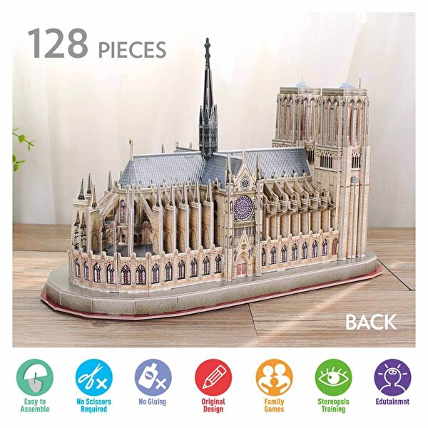 Nessiworld National Geographic 3D Puzzle Notre Dame De Paris