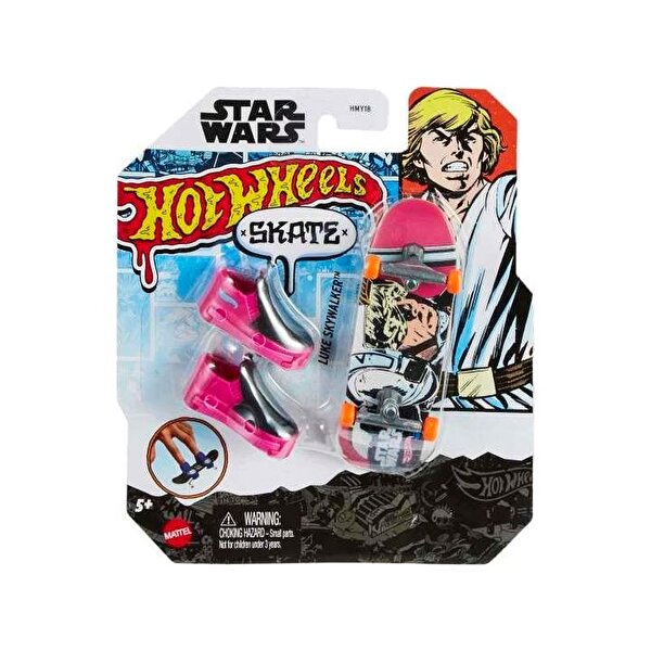 Hot Wheels Skate Parmak Kaykay ve Ayakkabı Paketleri Luke Skywalker HNL81