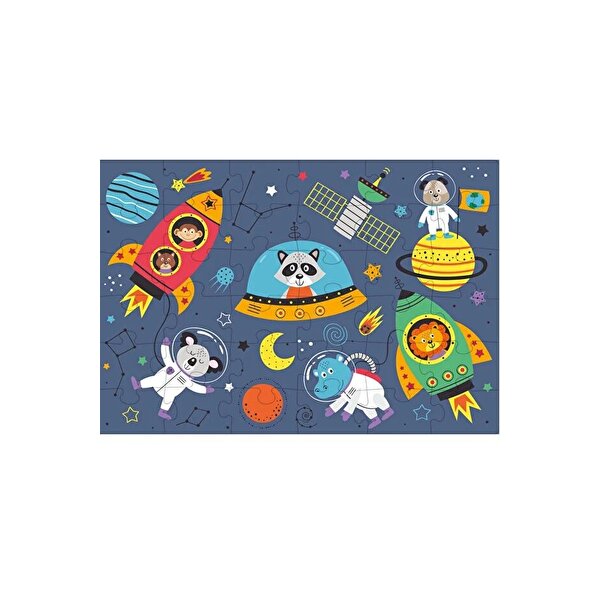 4'ü 1 Arada Puzzle Seti