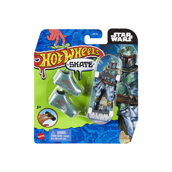 Hot Wheels Skate Parmak Kaykay ve Ayakkabı Boba Fett HNG34