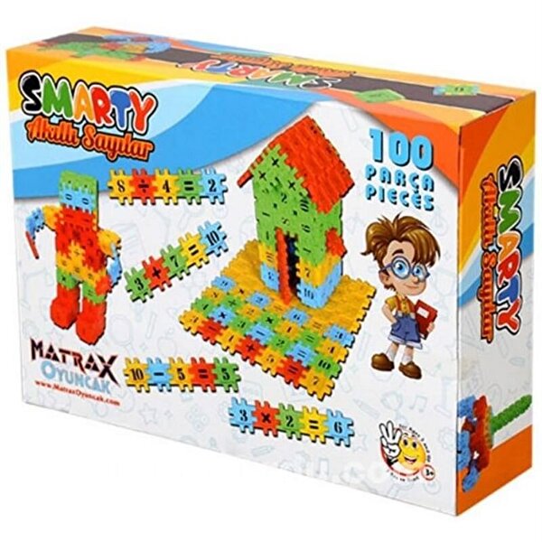 Smarty Akıllı Sayılar Eğitici Blok Oyunu 100 Parça