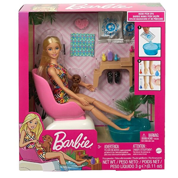 Barbie Sağlıklı Tırnak Bakım Oyun Seti GHN07