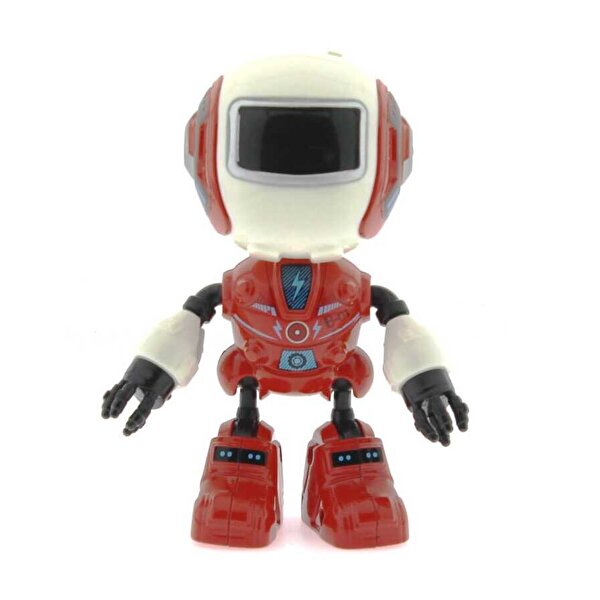 Sesli Işıklı Mini Sevimli Kırmızı Mutlubot