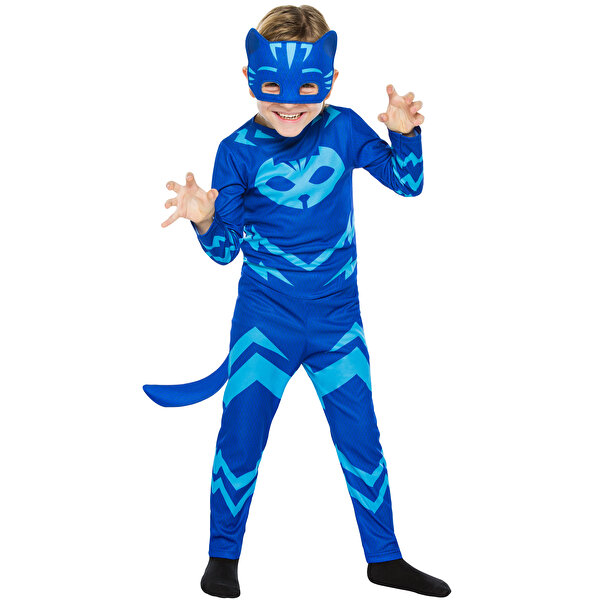 PijaMaskeliler Kedi Çocuk Kostüm 7-9 Yaş