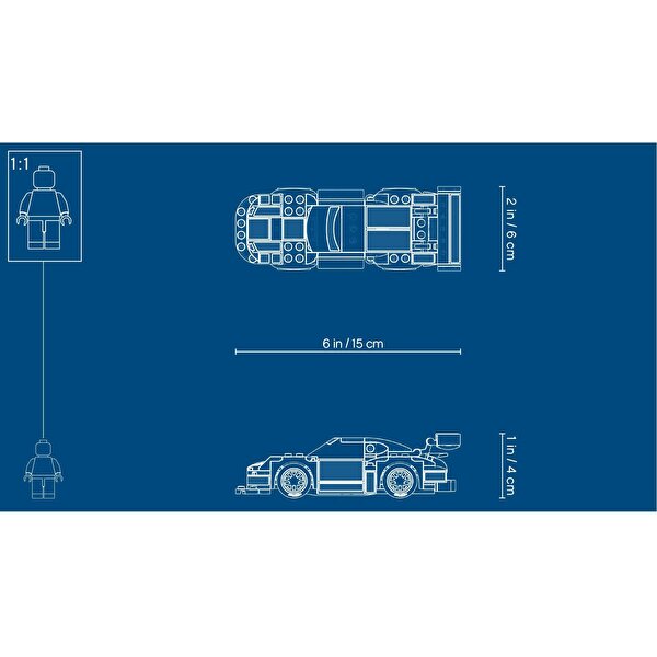 LEGO® Speed Champions Porsche 911 RSR ve 911 Turbo 3.0 75888
