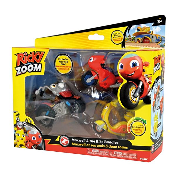 Ricky Zoom 3'lü Maxwell ve Motor Dostları Macera Paketi T20042