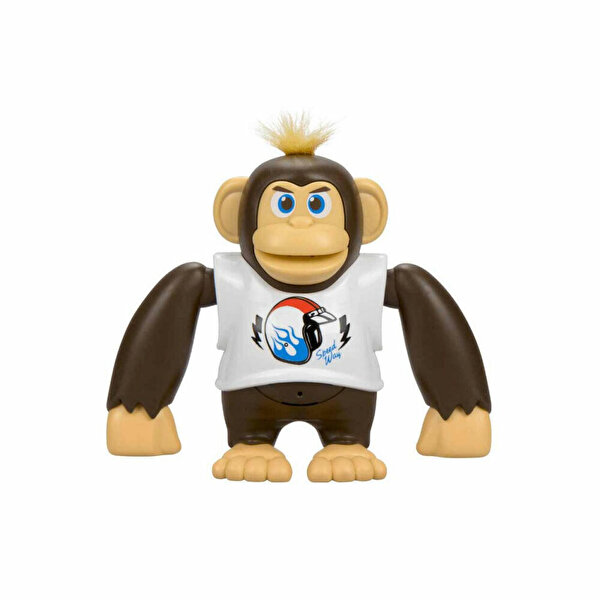 Chimpy Robot Beyaz T-Shirtlü