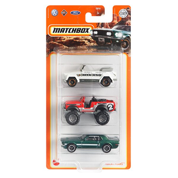Matchbox Üçlü Araba Seti Rocky Peaks GKR64
