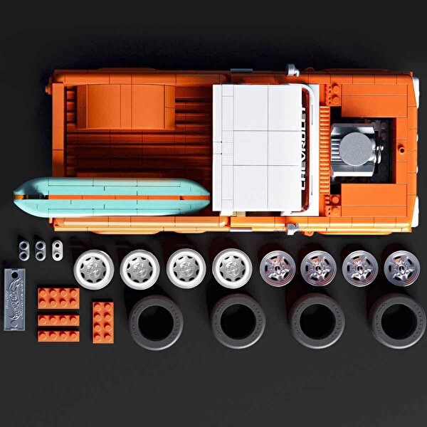 Hot Wheels Elite Serisi Custom 62 Chevy Pickup Araba 858 Parça JFT20