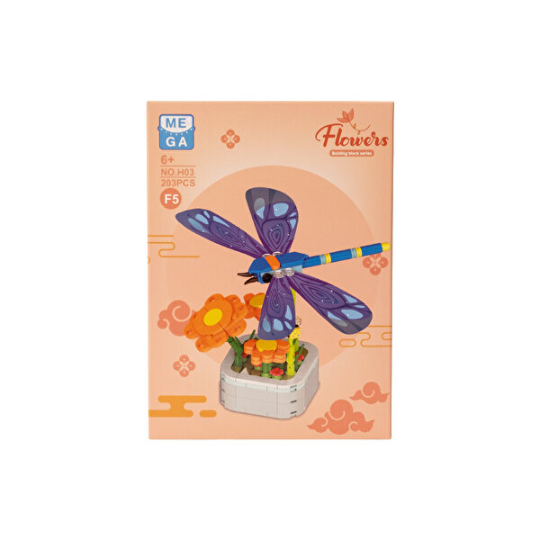 Mega Çi̇çekler ve Böcekler Yapı Blokları Yusufçuk