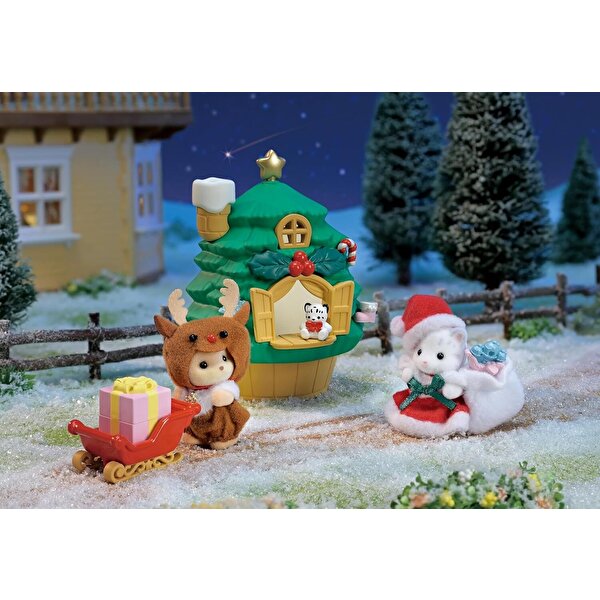 Sylvanian Families Bebek Noel Baba’nın Yılbaşı Ağacı Evi