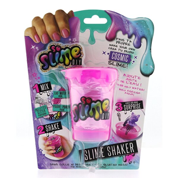 Kozmik Pembe Slime Shaker Rainbow Tekli Paket