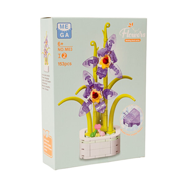 Mega Kri̇stal Çi̇çekler Yapı Blokları Lotus