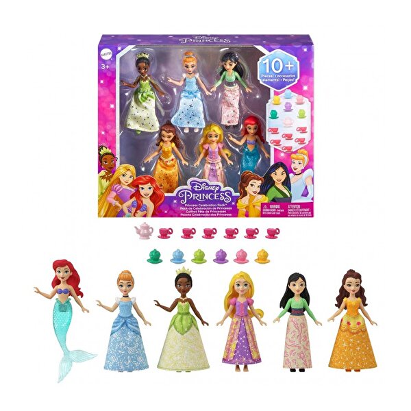 Disney Prenses Bebekleri 6'lı Set HLW91