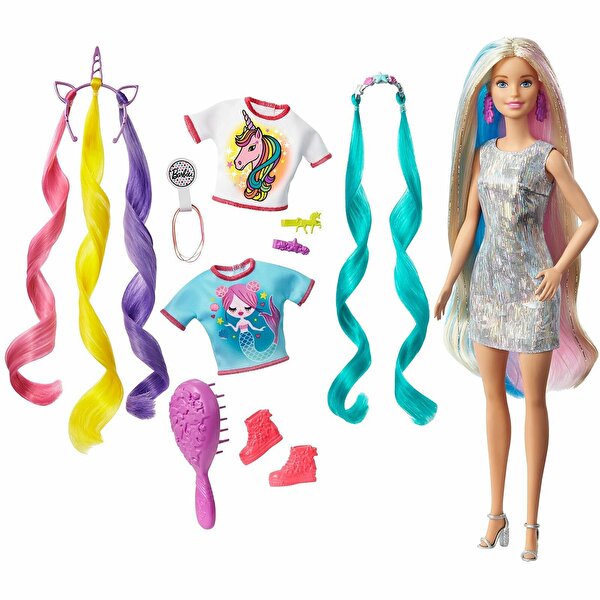 Barbie Sonsuz Saç Eğlencesi Bebek GHN04