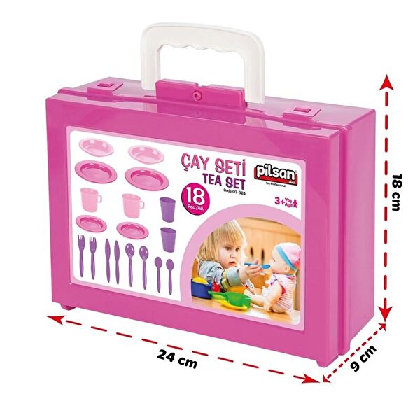 Pilsan Çantalı Çay Seti 18 Parça