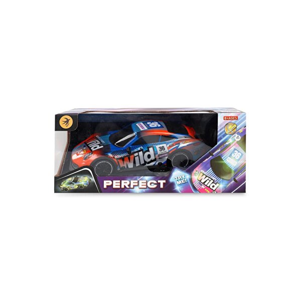 1:18 Wild Kumandalı Full Fonksi̇yon Işıklı Araba Turuncu Mavi̇