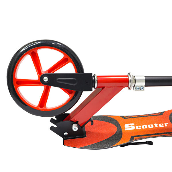 Kutulu Metal Scooter Model 2 Kırmızı